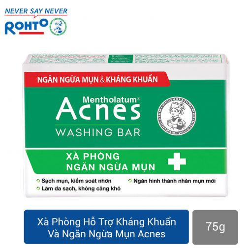 Acnes Washing Bar – Xà phòng kháng khuẩn và ngăn ngừa mụn 75g