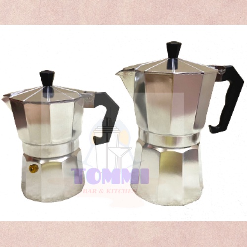 Ấm Pha Cà Phê Moka - Bình Pha Cà Phê Moka Kiểu Ý Pha Chế - Dụng Cụ Pha Chế