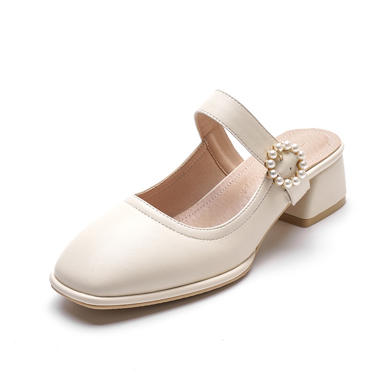 Giày Xăng Đan Cao Gót Thiết Kế Đơn Giản Thời Trang Trẻ Trung