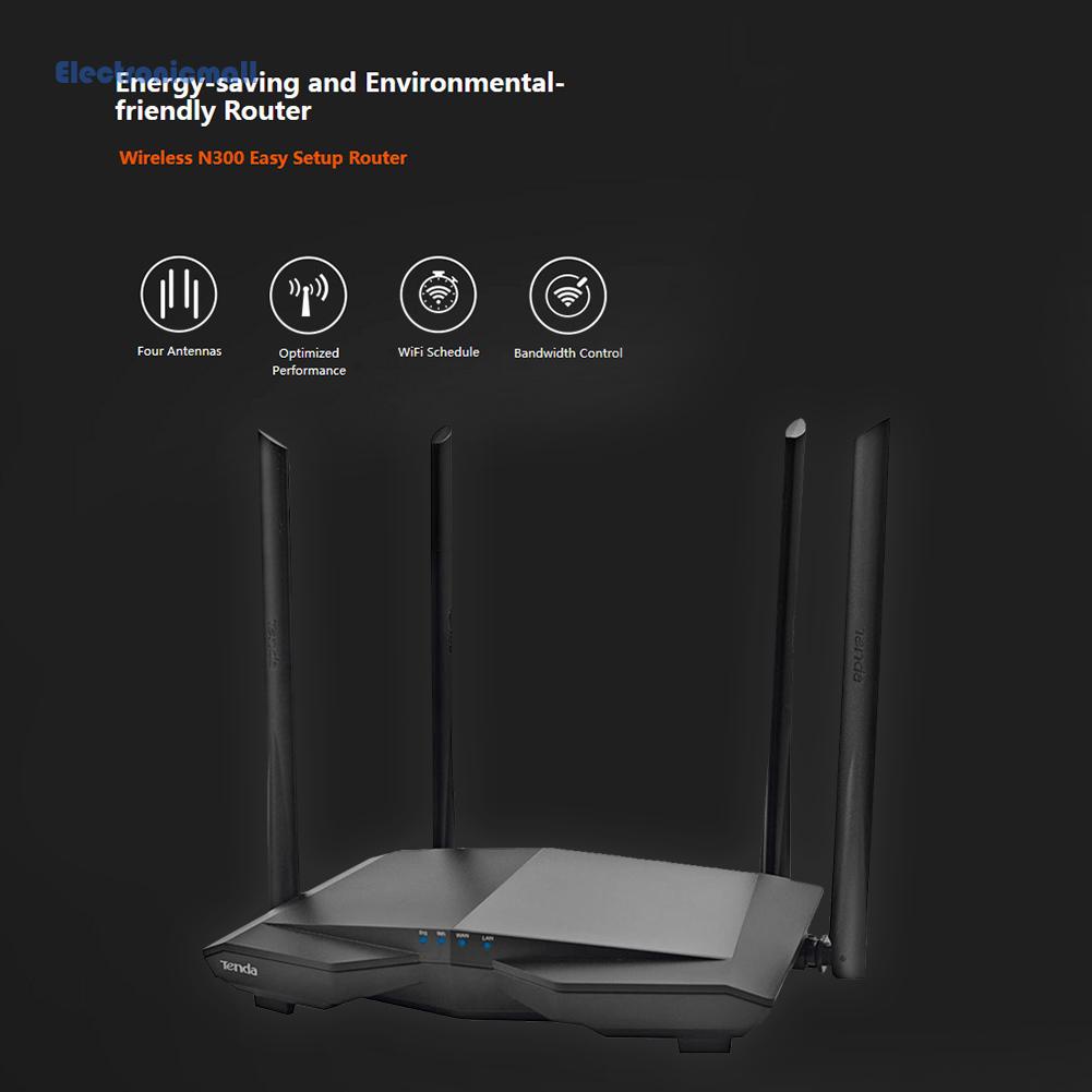 ElectronicMall01 Tenda AC6 Gigabit WiFi Router 1200Mbps Dual Band Wireless Network Router