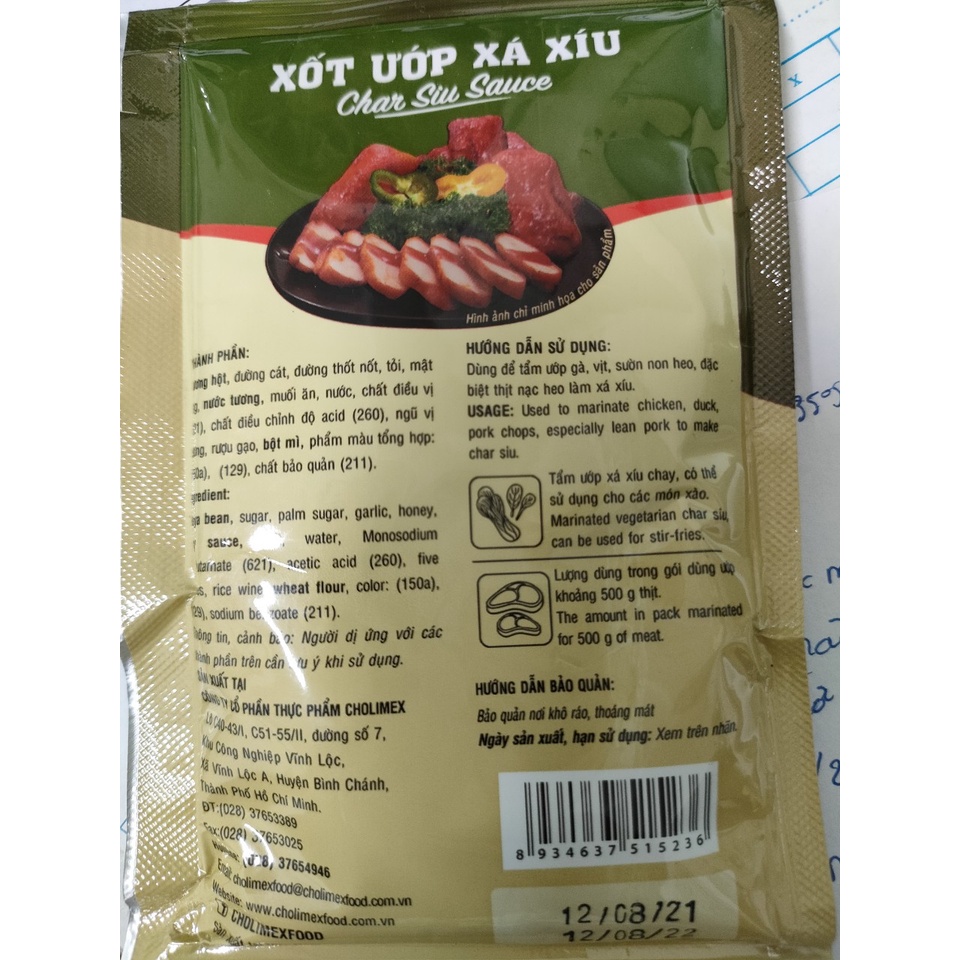 Gia vị ướp xá xíu