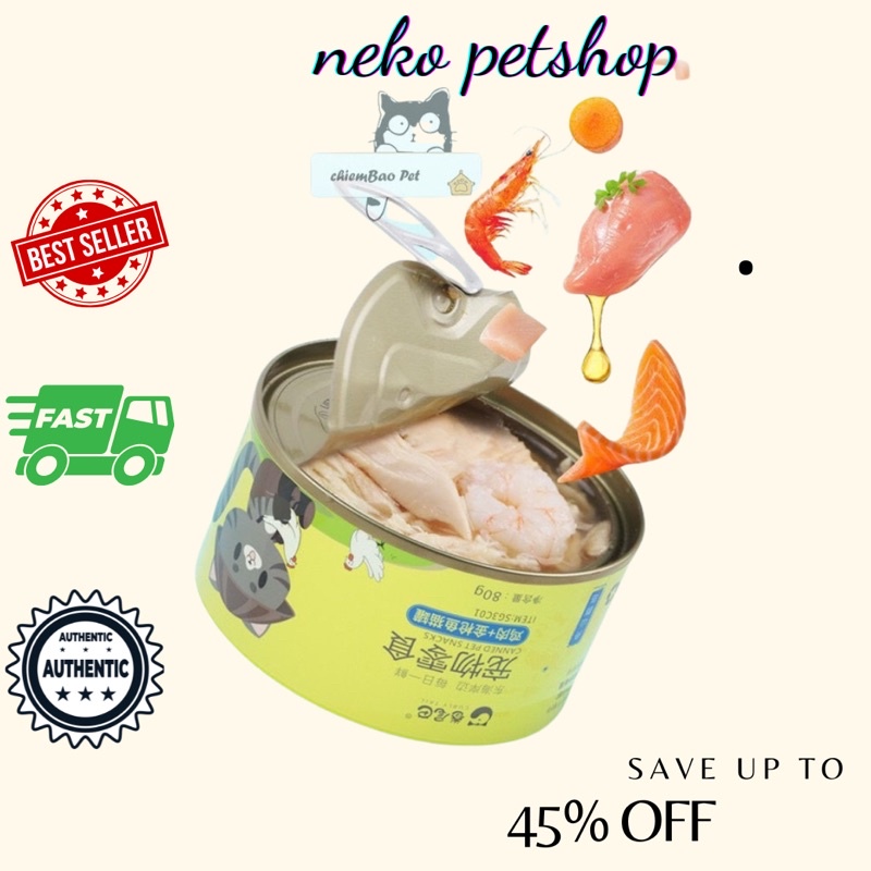 pate lon cho mèo 85g shang