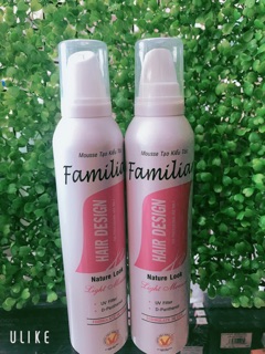 MOUSSE TẠO KIỂU TÓC FAMILIAR (250ML )