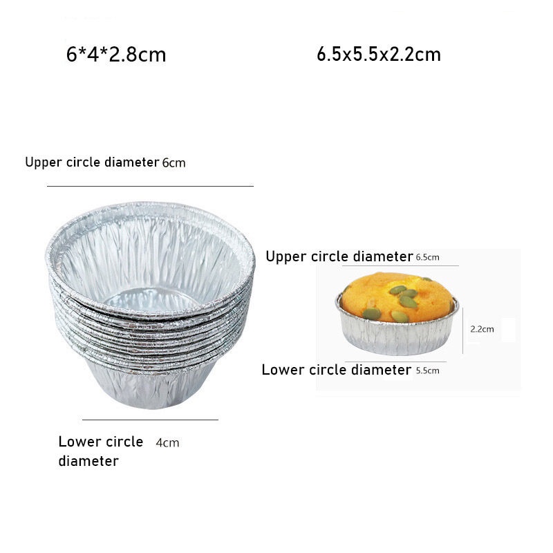 ONLY HOUSE Khay Thiếc Đựng Bánh Trứng Dùng Một Lần Tiện Dụng