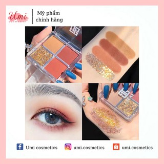 ✨bảng mắt dikalu 4 ô nhũ lấp lánh ✨
