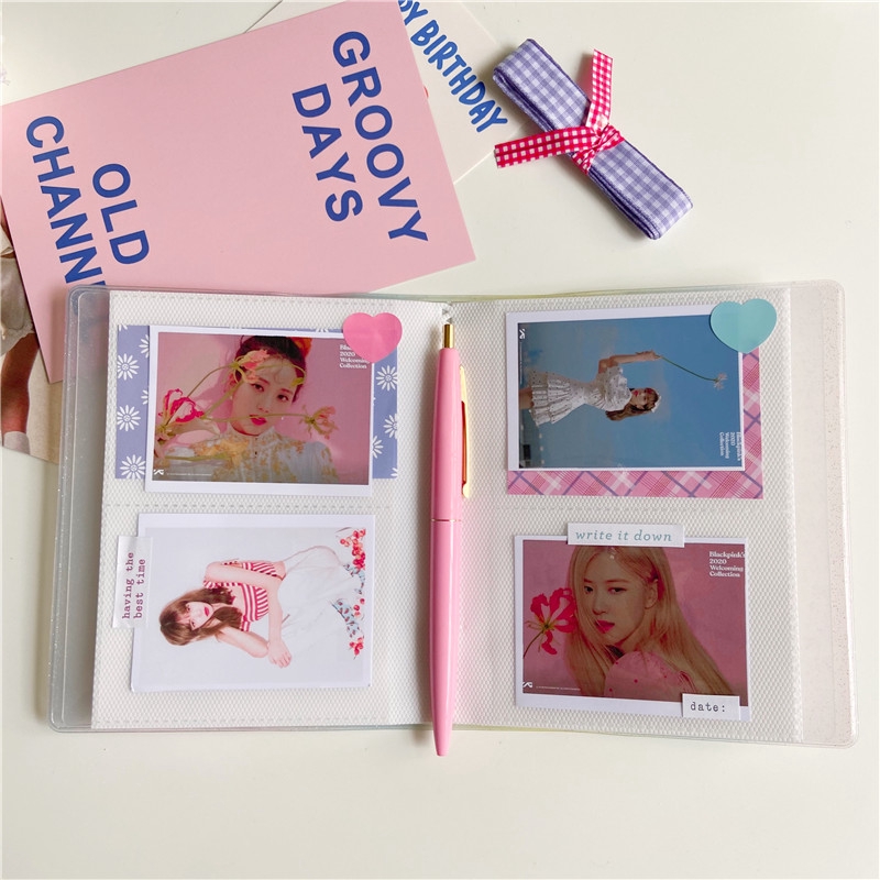 Album mini màu cầu vồng xinh xắn dùng đựng ảnh 3 inch