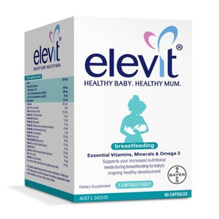 Elevit Sau Sinh Breastfeeding Của Úc (60 Viên)- đủ bill Chemist - Chuẩn Air