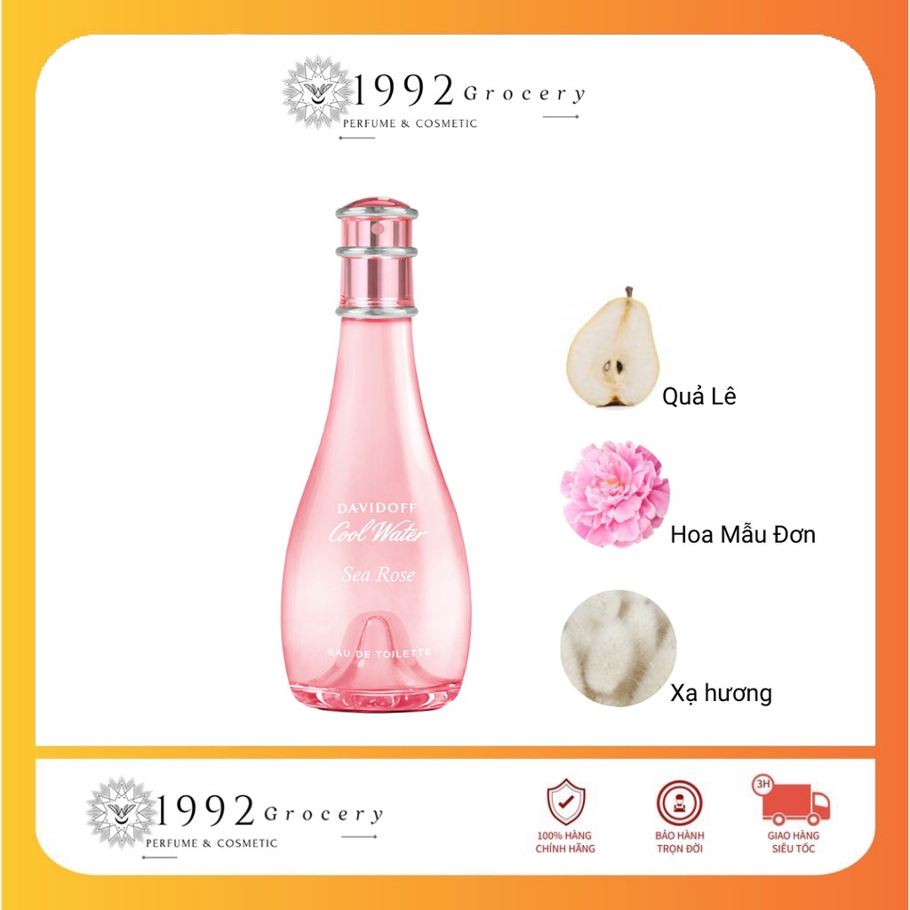 Nước Hoa Nữ Chính Hãng Davidoff Cool Water Sea Rose 100ml