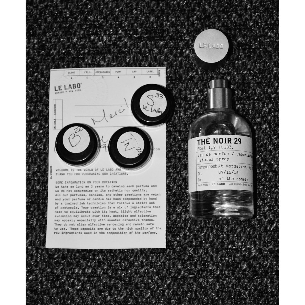 Nước Hoa Le LaBo Thé Noir 29