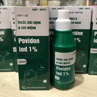 Thuốc súc họng và súc miệng POVIDON IOD 1%