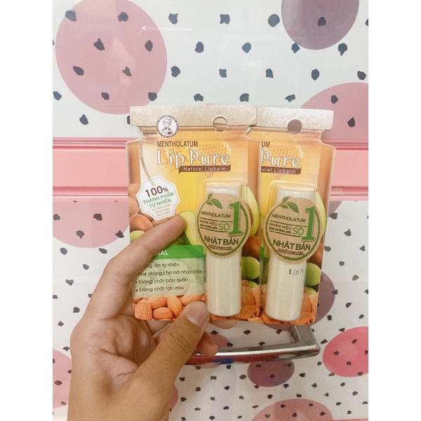 Son Dưỡng MENTHOLATUM Lip Pure KHÔNG  Màu 3.9g