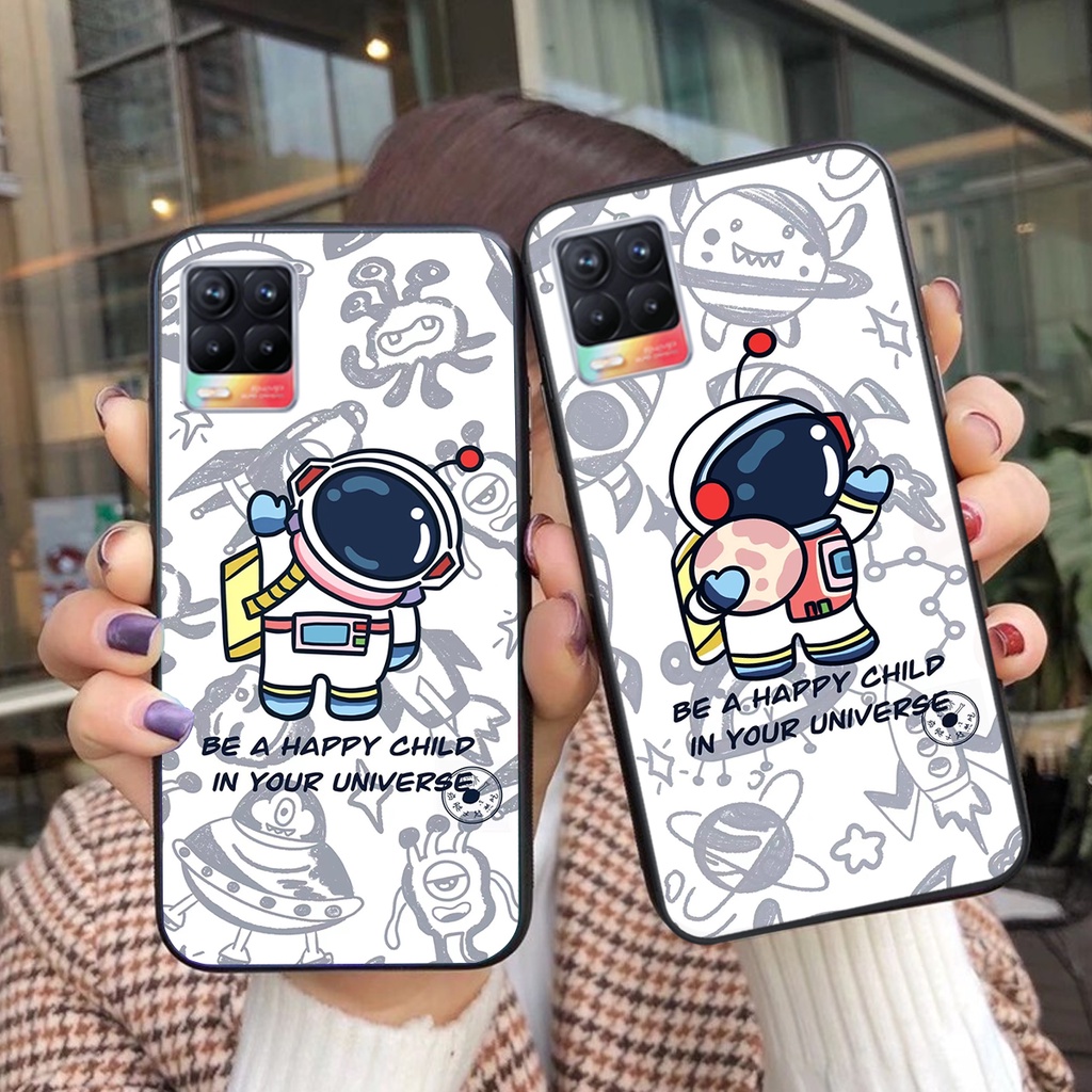 Ốp lưng Oppo Realme 8 - Realme 8 Pro ốp phi hành gia đẹp nhiều mẫu cực mới cực đẹp