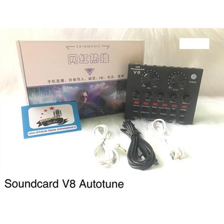 SOUND CARD THU ÂM V8