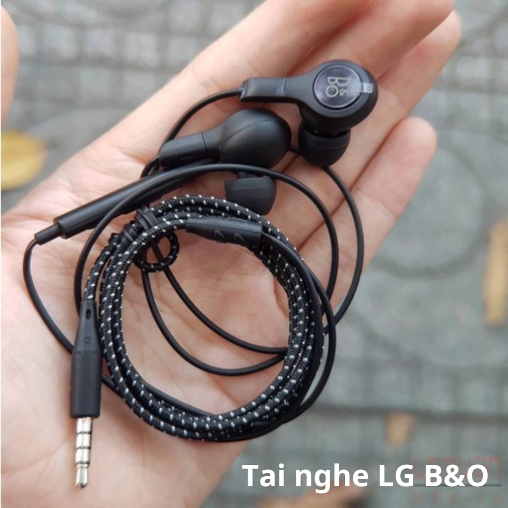 Tai Nghe Có Dây Lg B&amp;o Tai Phone Có Dây Game Gaming Dùng Cho V20 V30 V40 V70 Zin Chính Hãng Có Micro - Tueman