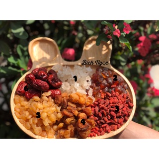 TẶNG HẠT CHIA ) Set Tuyết yến - Nhựa đào - Bồ mễ ( SET3