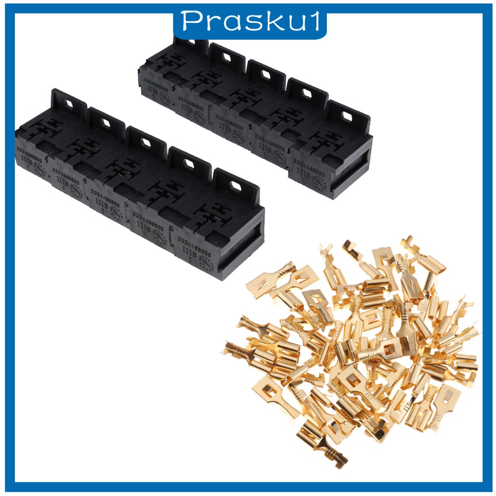 ELECTRONIC 20 Ổ Cắm Điện Tử 5 Pin Prasku1 Cho Xe Hơi