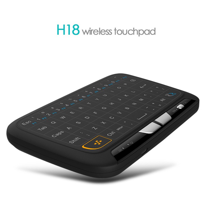 H18 Press Keyboard Air Mouse Wireless Keyboard Rechargeable Touchpad for PC Laptop Smart Android TV