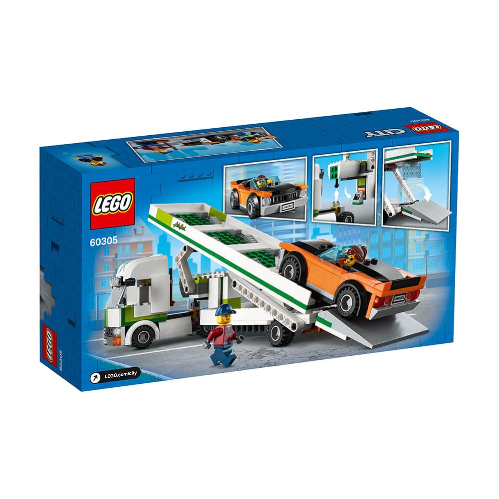 LEGO CITY 60305 Xe Kéo Vận Chuyển Ô Tô ( 342 Chi tiết) Bộ gạch đồ chơi lắp ráp cho trẻ em