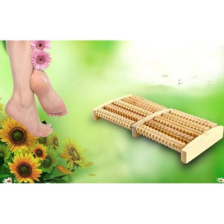 Bàn Massage Chân Bằng Gỗ 5 Hàng