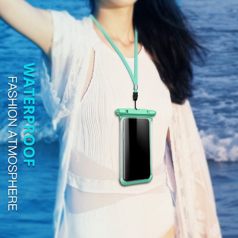 Túi chống nước toàn màn hình SGALAS có dây buộc cho Samsung