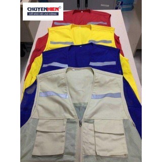 Áo Gile kỹ sư vải kaki phối lưới hàng loại 1 chất đẹp