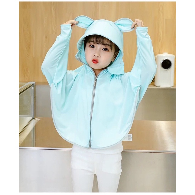 Áo choàng cho bé / Áo chống nắng chất liệu thun cotton mặc bốn mùa