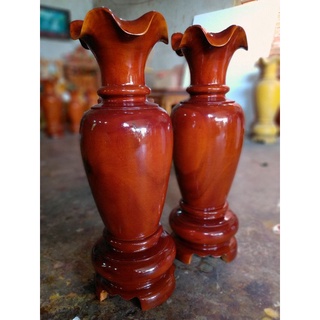 Đôi lục bình gỗ tràm cao 50x15cm