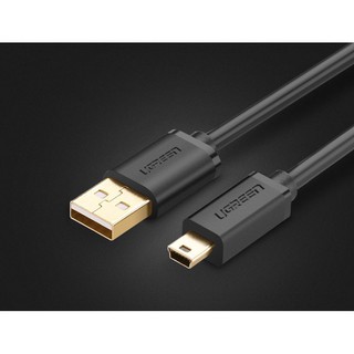 Dây mini usb Ugreen, Cáp USB 2.0 to USB Mini 1,5m Chính Hãng