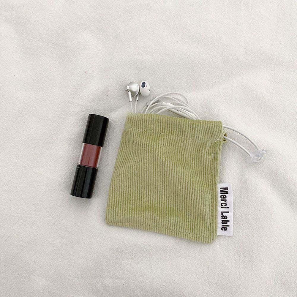 Túi Đựng Son Môi / Trang Sức Màu Trơn Cỡ Nhỏ Tiện Dụng Mang Theo Du Lịch Ốp