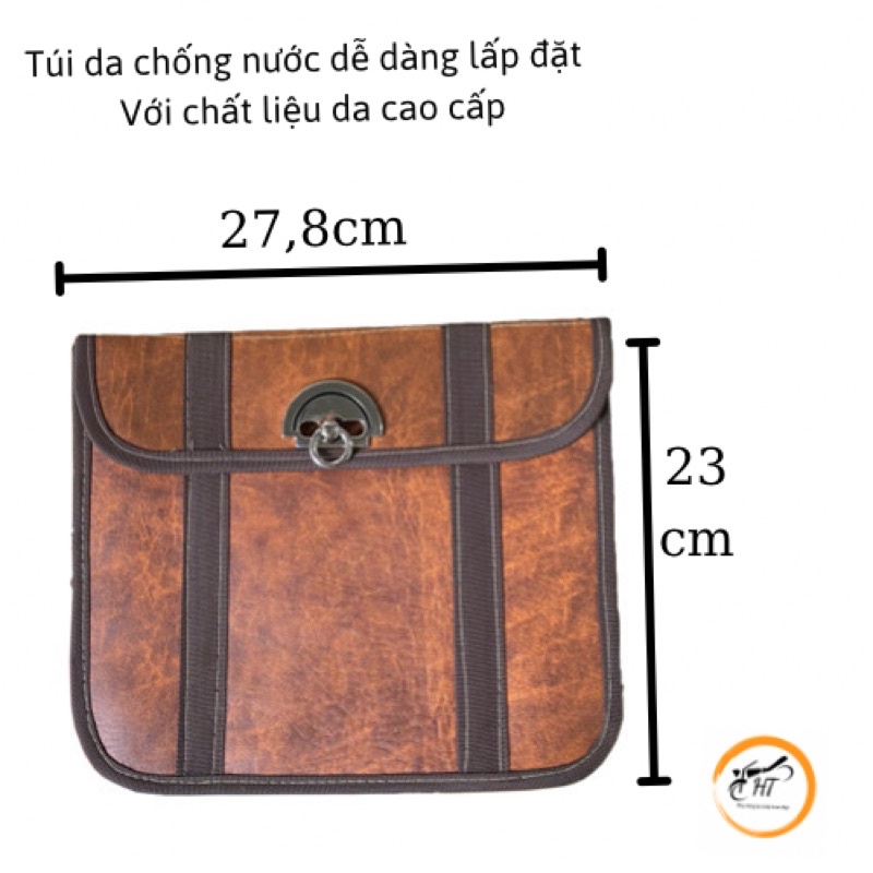 túi da treo xe đạp