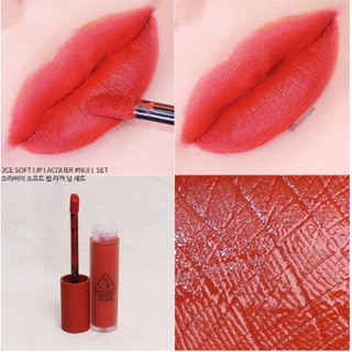 Son kem lì 3CE Soft Lip Lacquer Màu #NULL SET
