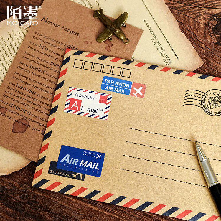 Set 45 miếng dán trang trí hình máy bay độc đáo