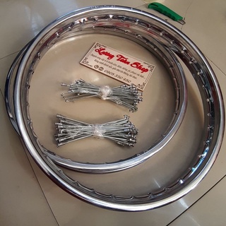 Cặp niềng zin honda Việt Nam tặng 2 hộp căm crom x1r