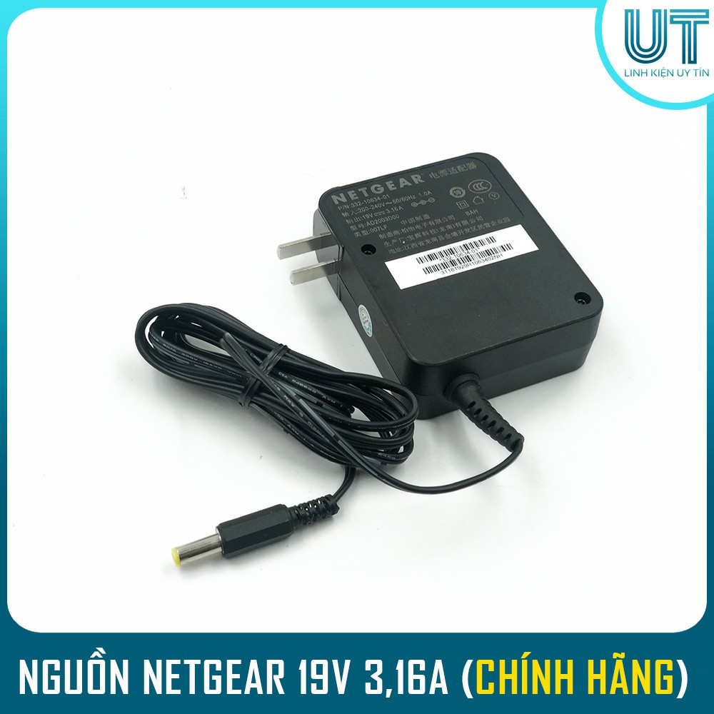 Nguồn Adapter 19V3.16A DC5.5x2.1 ( Hãng Netgear ) có thể boost dòng lên 5A