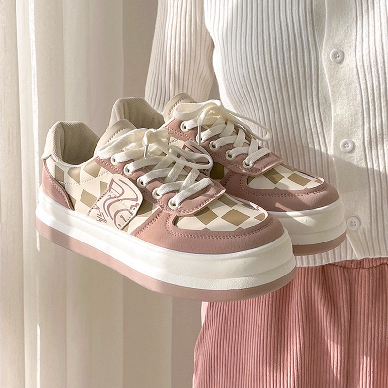 Giày thể thao nữ sneaker đế cao đi học bigsize phong cách Hàn Quốc giá rẻ BRATINA G014