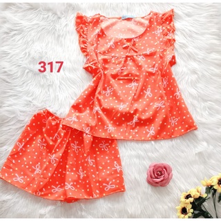 Bộ lụa hàn đùi dễ thương, ảnh thật, 35 đến 55kg