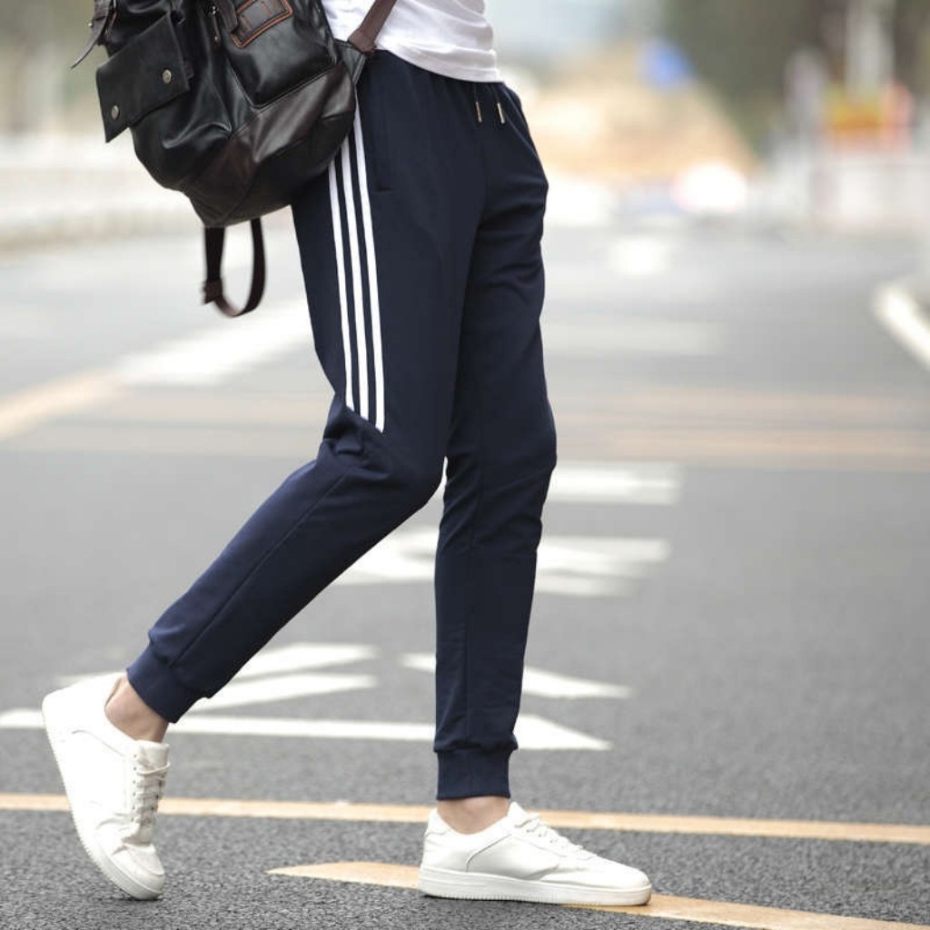 Quần thể thao nam 3 sọc trắng Trẻ Trung thoải mái vận động | BigBuy360 - bigbuy360.vn