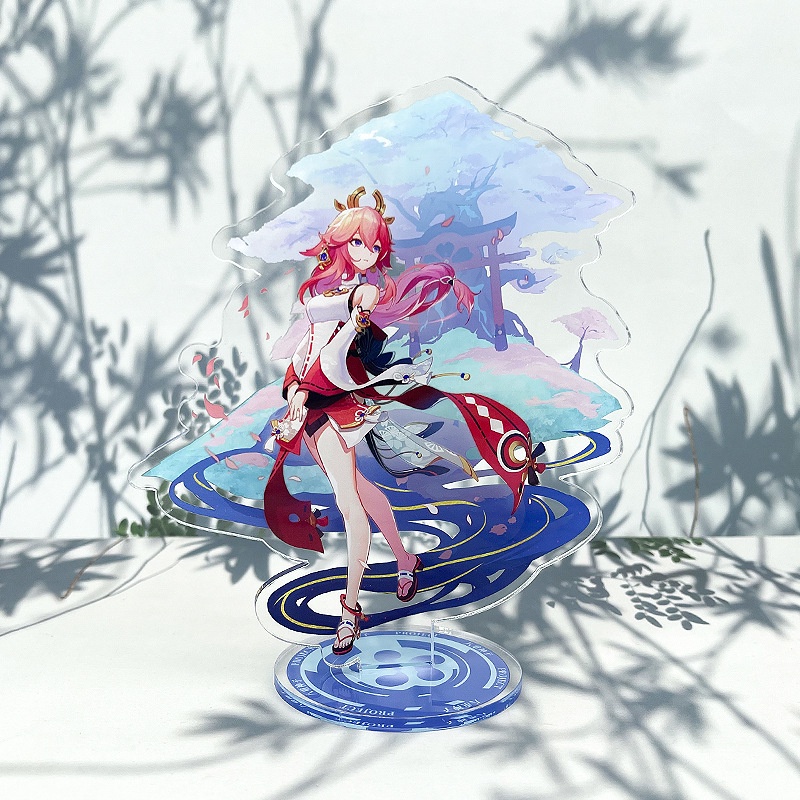 Genshin Impact Table Trang trí Rosaria Raiden Shogun / Anime / Nhân vật trò chơi