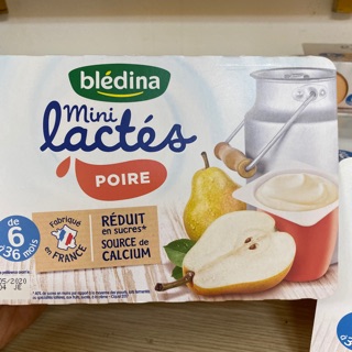 (Date 7/24 Sữa chua Bledina Pháp vị lê lốc 6 hộp