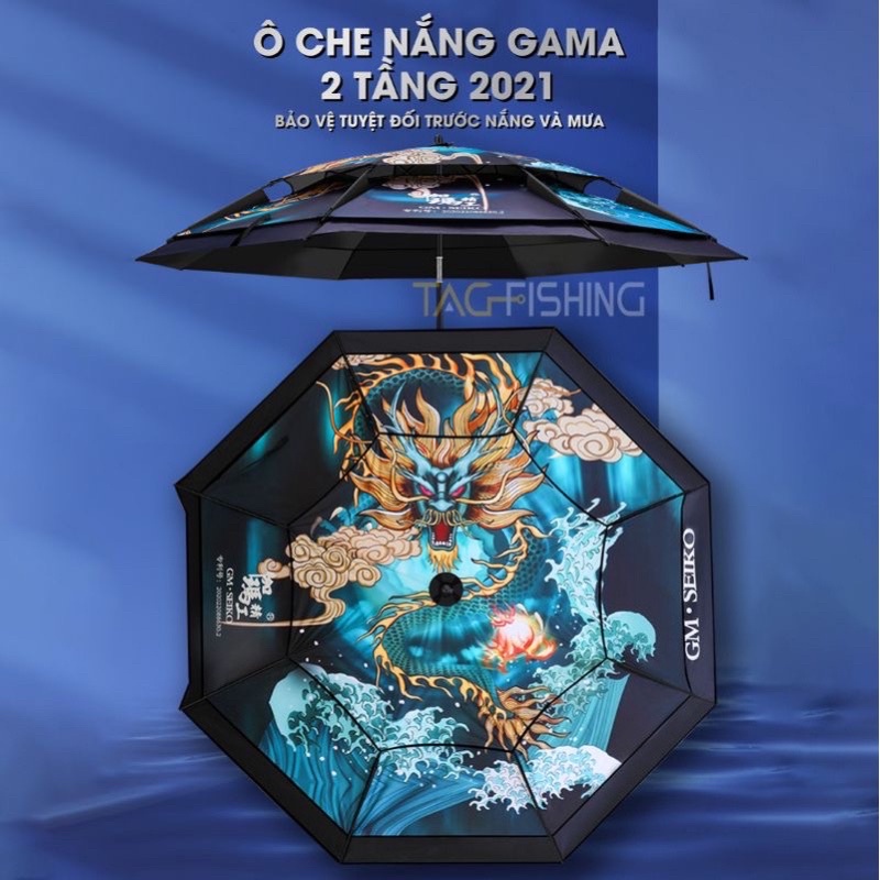 ô câu cá 2 tầng dài 2m4 hàng loại 1 hình rồng bay cao cấp vip bdshad8