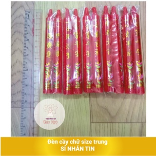 Đèn cầy sáp / đèn cầy chữ size trung - vàng mã sỉ lẻ giá rẻ