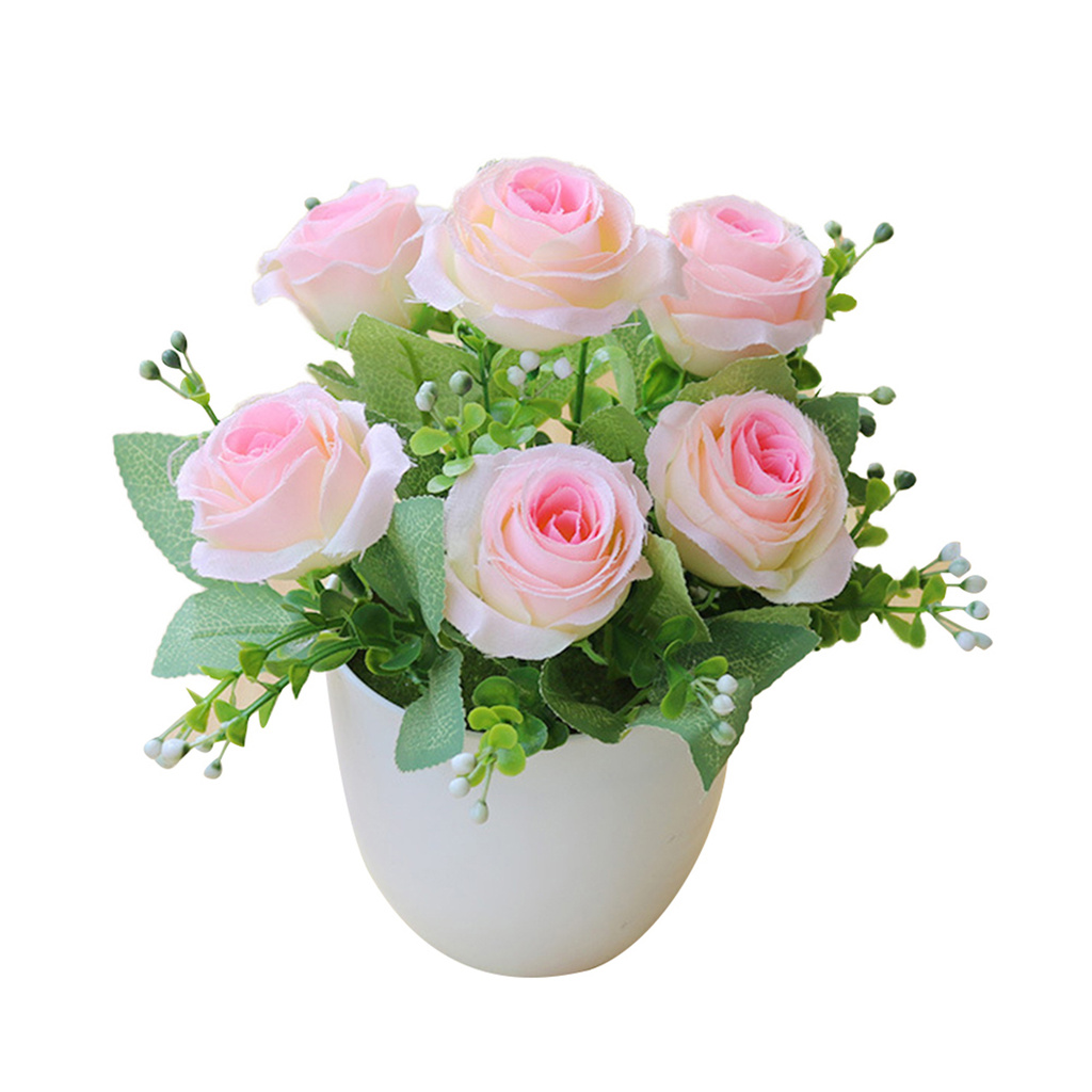 Chậu cây bonsai giả để trang trí nội thất phòng khách đẹp mắt