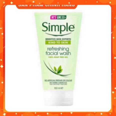 Sữa rửa mặt simple - 150ml Bill 4 date 2023 mới nhất - Chính Hãng | BigBuy360 - bigbuy360.vn