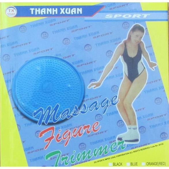 Đĩa Xoay Eo Sắt Tập Thể Dục Giảm mỡ bụng Thanh Xuân ( tặng 10 khẩu trang màu sắc ngẫu nhiên)