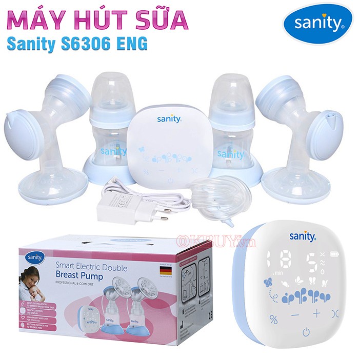 Máy hút sữa điện đôi Sanity S6306 Thế hệ mớI