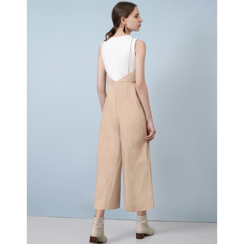 Bộ Jumpsuit E.lborn Kaki Giấy