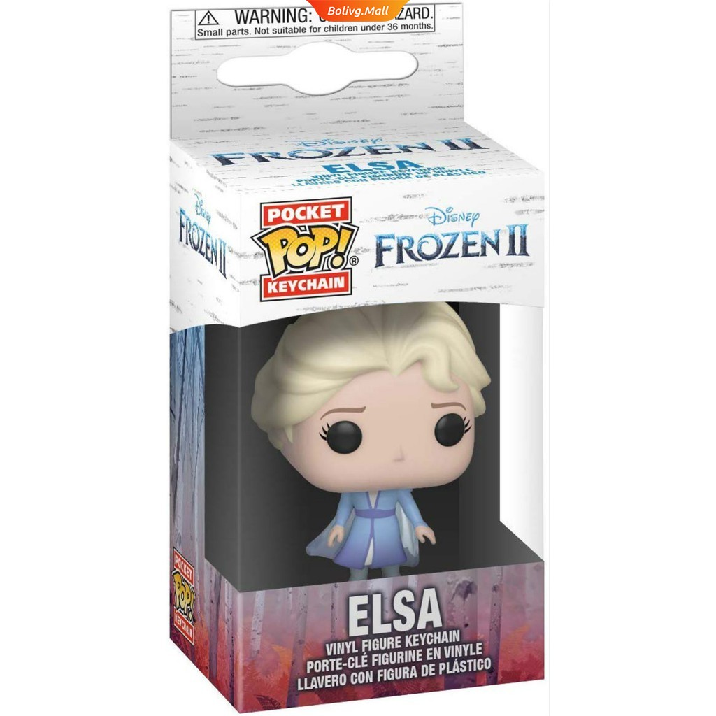 FUNKO POP! DISNEY Móc Khóa Nhân Vật Elsa Và Anna Trong Phim Frozen 2