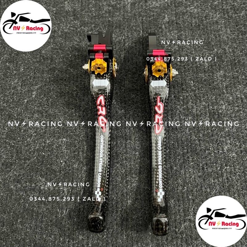 Bộ tay thắng 2 bên Vario/Click 2018 - 2020 phũ carbon fiber xịn siêu bóng