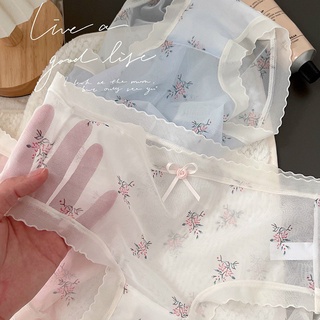 Quần lót nữ voan tuyết họa tiết Vintage -Quần chip nữ cao cấp PT STORE  FLQ166