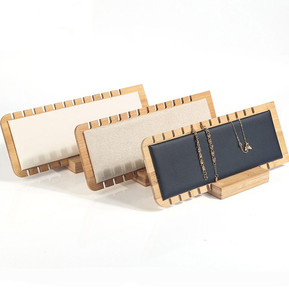 Giá Gỗ Trưng Bày Trang Sức Hình Chữ L Đơn Giản Dành Cho Nữ